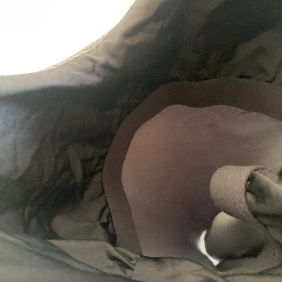 Patagonia Dress Sz S Gray Black Geo Print Athletic Sporty Sleeveless Cross Back - Picture 7 of 7